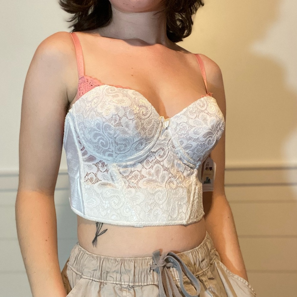 Vintage lace corset
